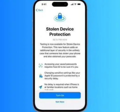 莒南苹果授权维修店分享被盗设备保护功能开启方法 