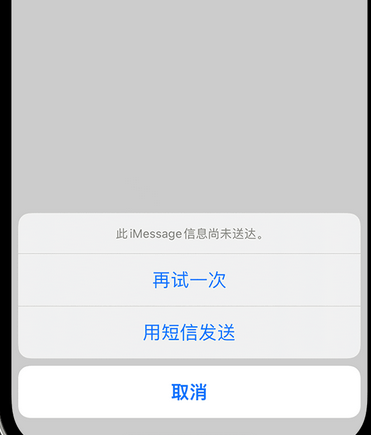 莒南apple维修iPhone上无法正常发送iMessage信息