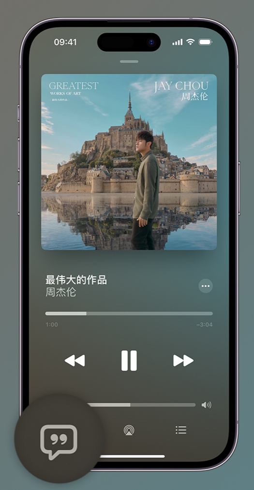 莒南iphone维修分享如何在iPhone上使用Apple Music全新唱歌功能 