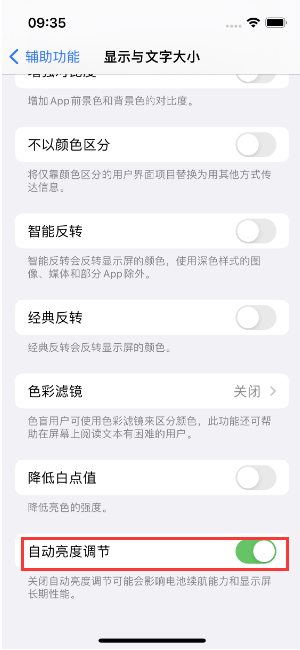 莒南苹果15维修店分享iPhone 15 Pro系列屏幕亮度 