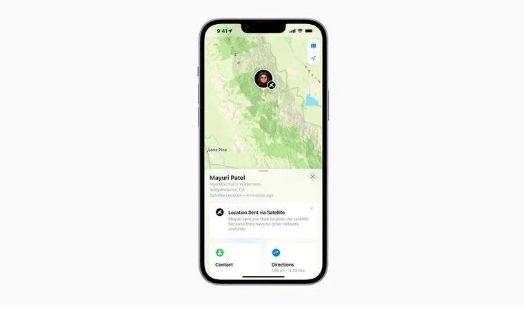 莒南苹果14维修分享iPhone14系列中 FindMy功能通过卫星分享位置方法教程 